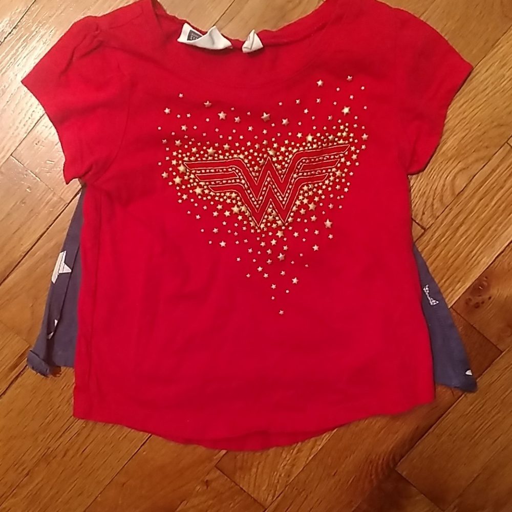 Wonder woman shirt and cape